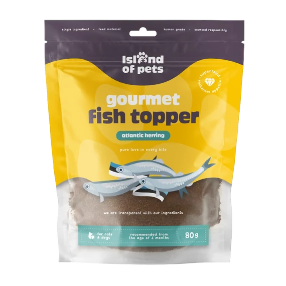 Gourmet atlanti hering topper 80g