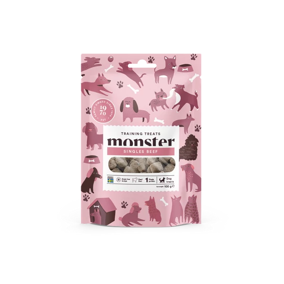 Monster Training Treats Singles Beef - Marha jutalomfalat 100g