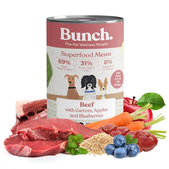 Bunch Superfood Menu – Marha répával és gyümölcsökkel 400g