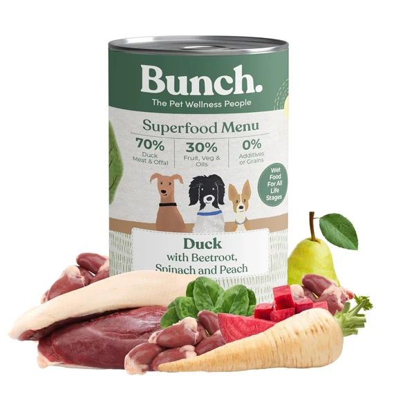 Bunch Superfood Menu – Kacsa céklával és gyümölcsökkel 400g