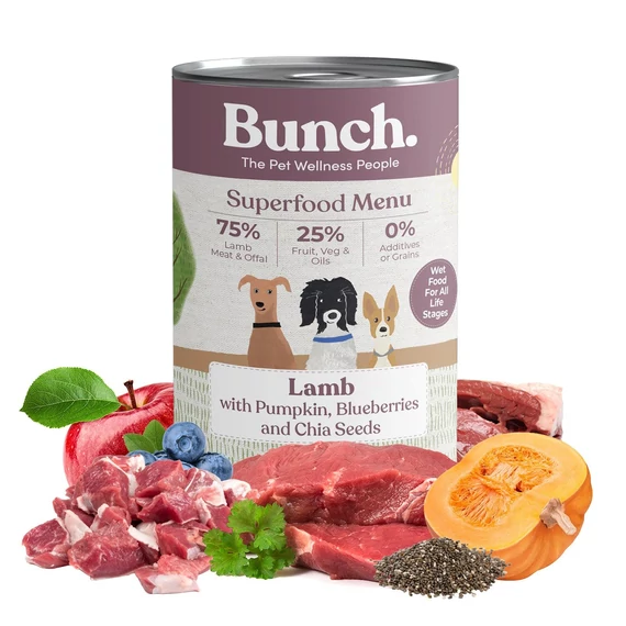 Bunch Superfood Menu – Bárány sütőtökkel és áfonyával 400 g