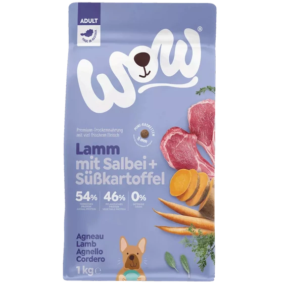WOW Lamb Minis | Bárányos száraztáp felnőtt kistestű kutyáknak 1kg