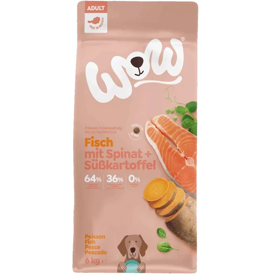 WOW Fish | Halas száraztáp felnőtt kutyáknak 12kg