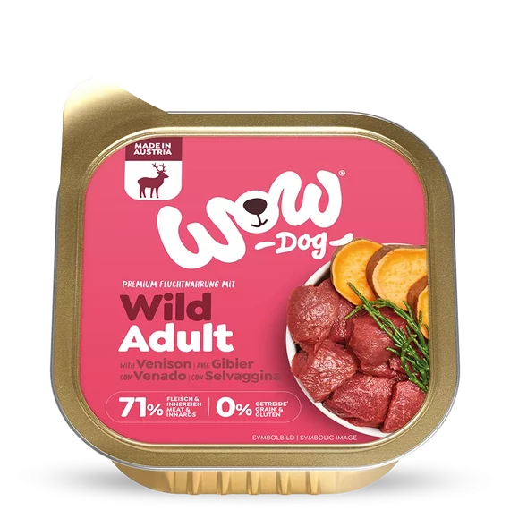 WOW Adult Venison | Szarvasos nedves eledel 150g