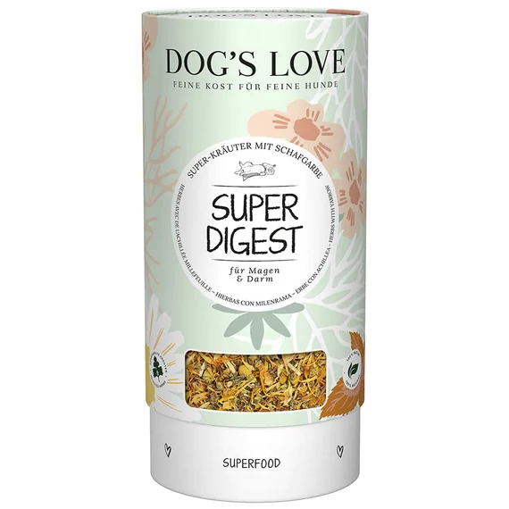 DOG’S LOVE Super Digest – gyógynövénykeverék az egészséges emésztéséért 70g